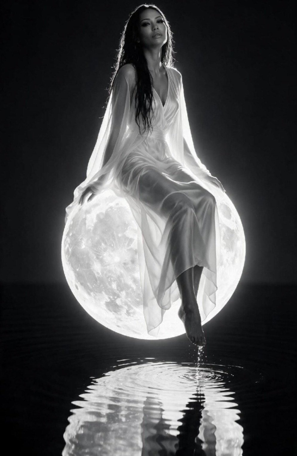 Moon portrait